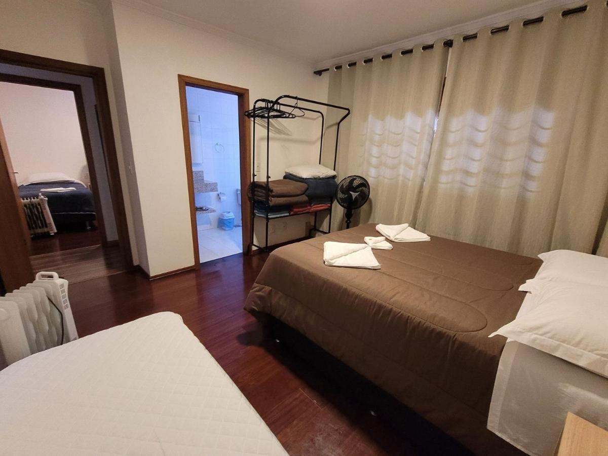 Ap. De 4 Quartos Com Ar A 150M Da Rua Coberta Gramado Exterior foto